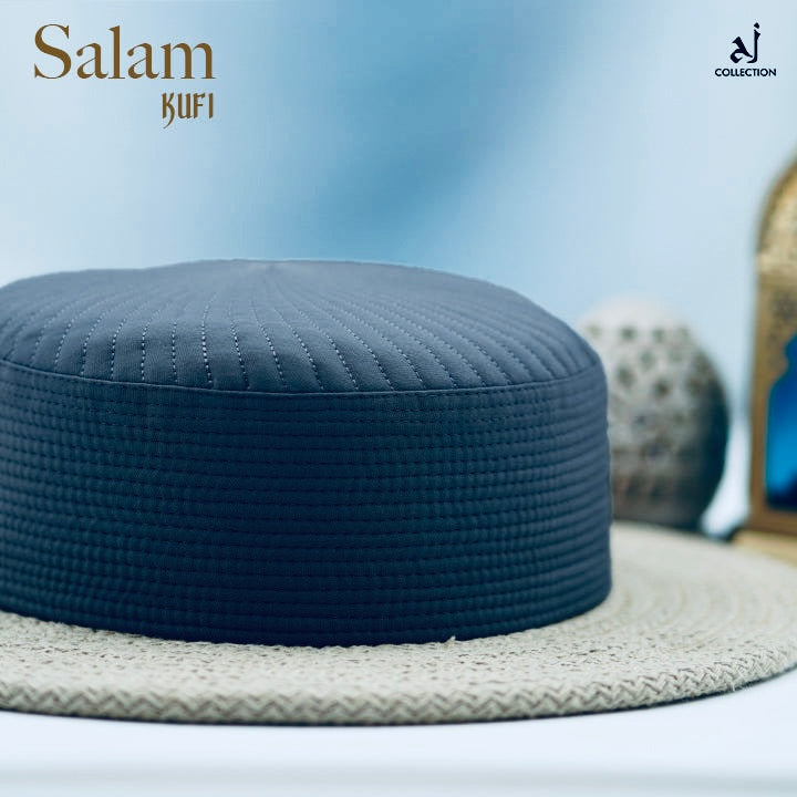 Salam Kufi Cap - Charcoal