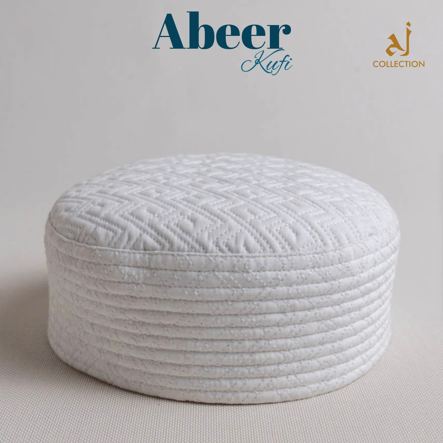 Abeer Kufi Cap - White