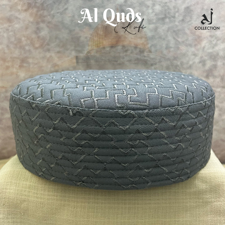Al Quds Kufi Cap - Gray