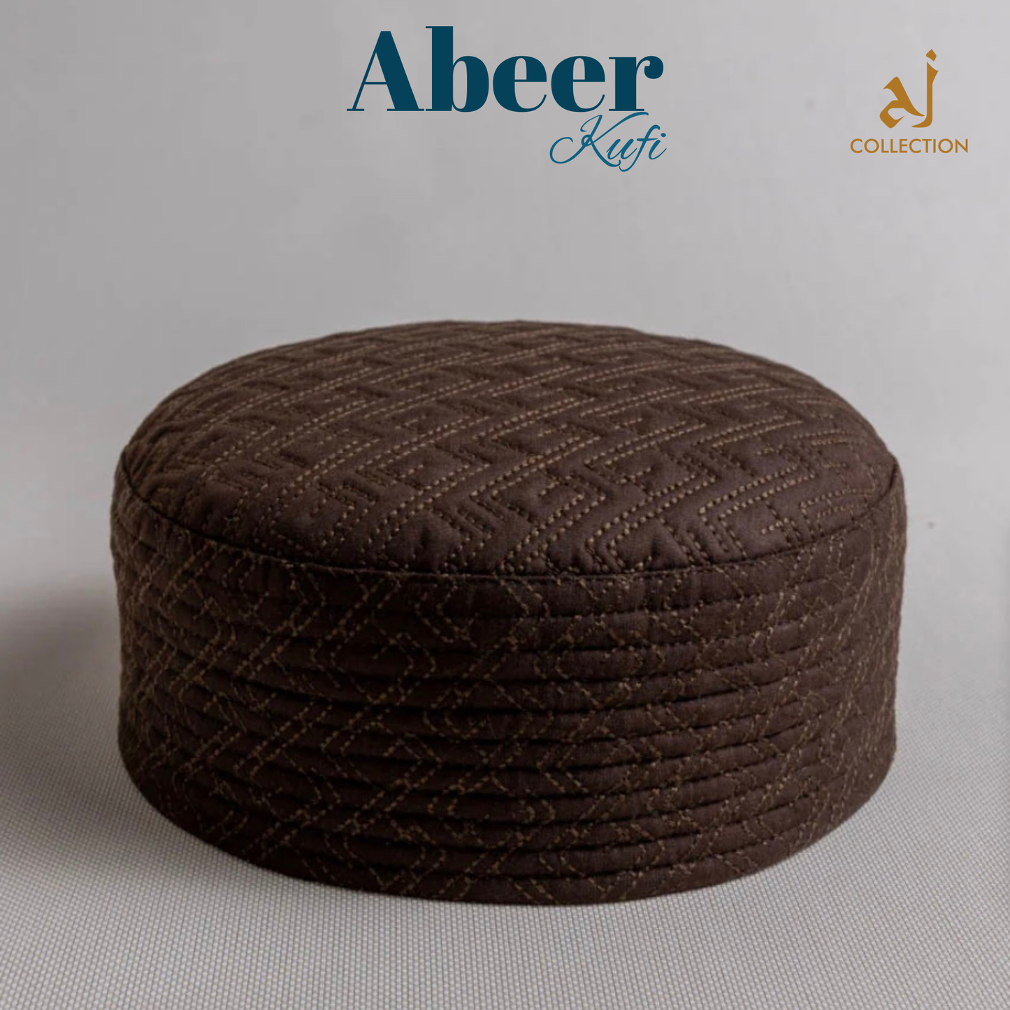 Abeer Kufi Cap - Brown