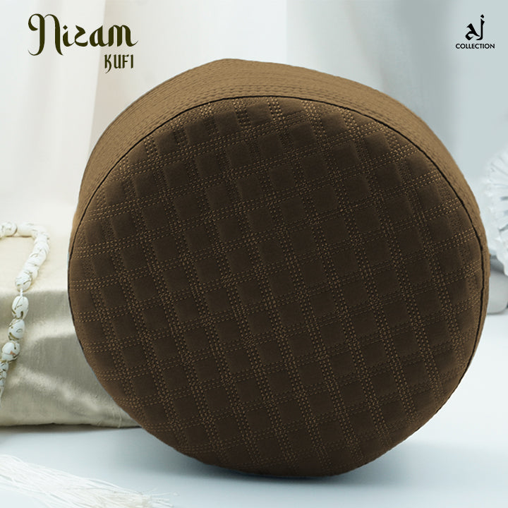Nizam Kufi Cap - Camel Brown