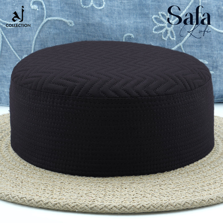 Safa Kufi Cap - Black