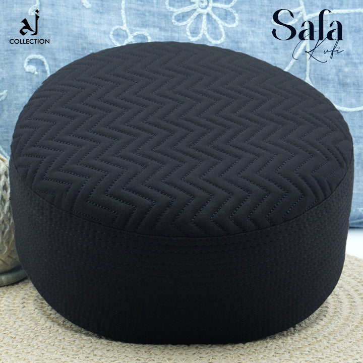 Safa Kufi Cap - Black
