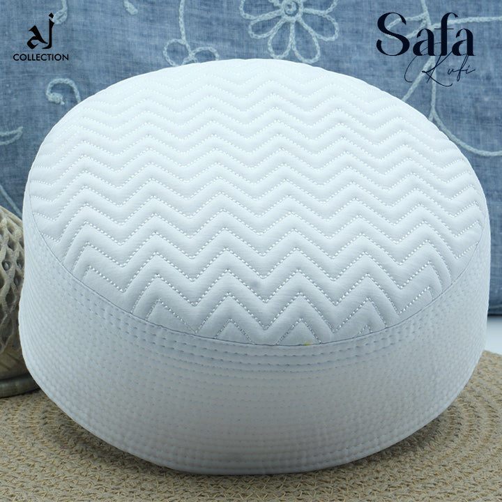 Safa Kufi Cap - White