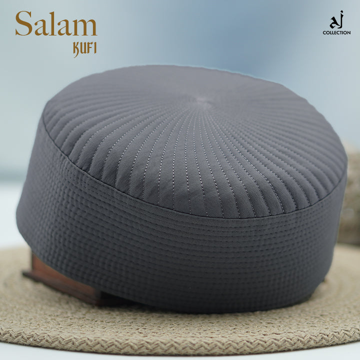 Salam Kufi Cap - Dark Gray