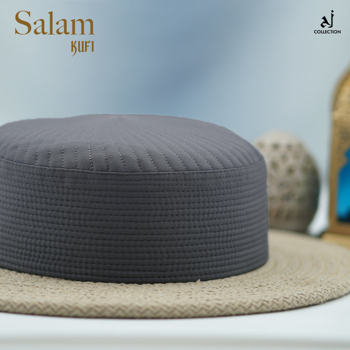 Salam Kufi Cap - Dark Gray