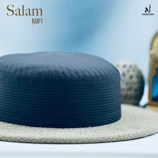 Salam Kufi Cap - Charcoal