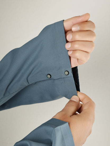 Denim Blue Semi-Formal Kameez Salwar Set