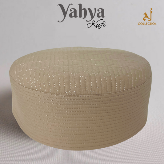 Yahya Kufi Cap - Beige