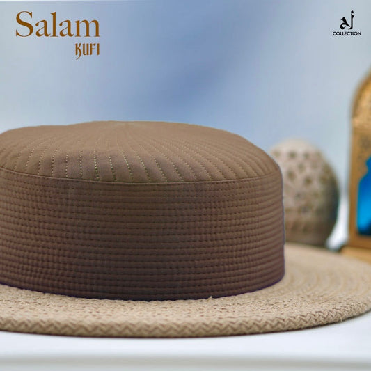 Salam Kufi Cap - Brown