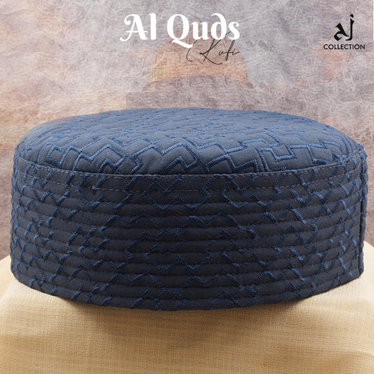Al Quds Kufi Cap - Blue