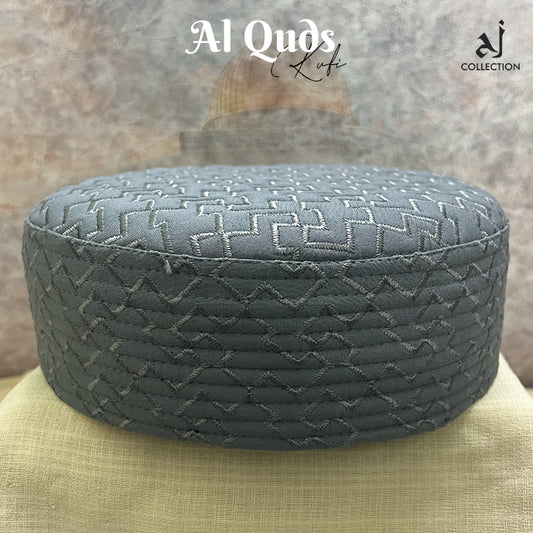 Al Quds Kufi Cap - Gray