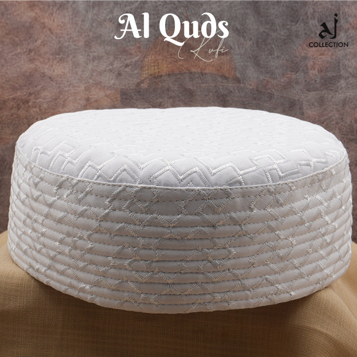 Al Quds Kufi Cap - White