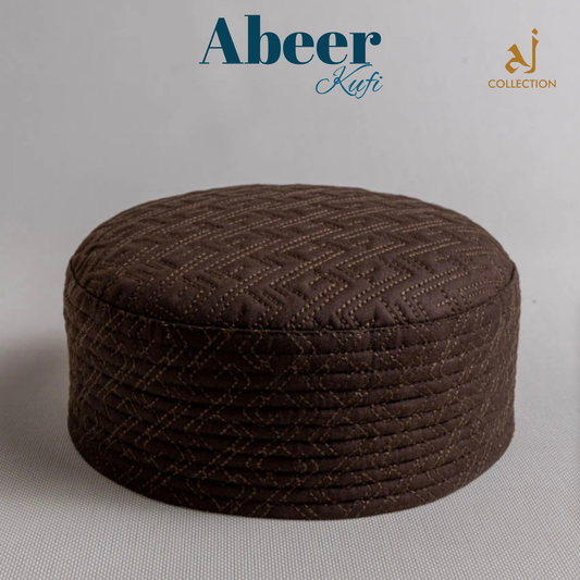 Abeer Kufi Cap - Brown