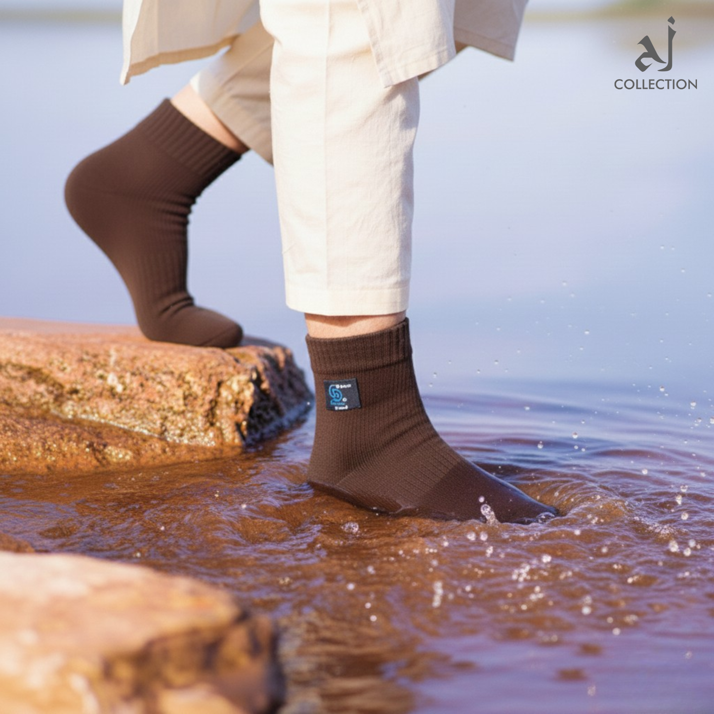 Waterproof Wudhu Socks | 100% Breathable Durable Waterproof Socks for Men and Women