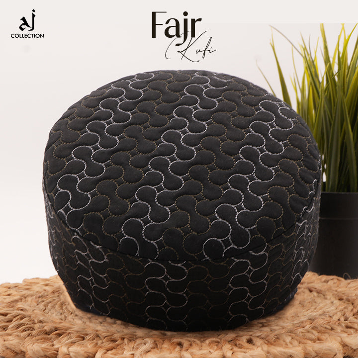 Fajr Kufi Cap - Black