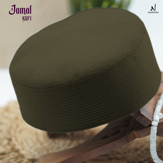 Jamal Kufi Cap - Olive Green