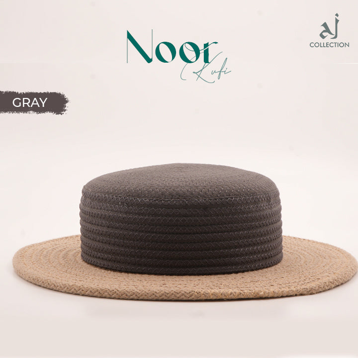Noor Kufi Cap - Gray