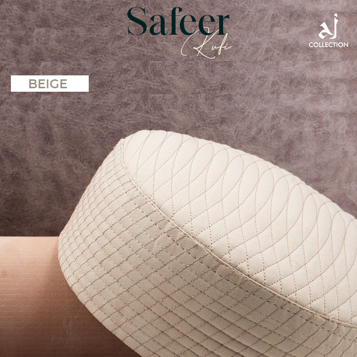 Safeer Kufi Cap - Beige