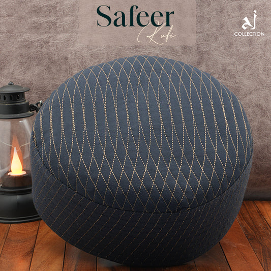 Safeer Kufi Cap - Blue