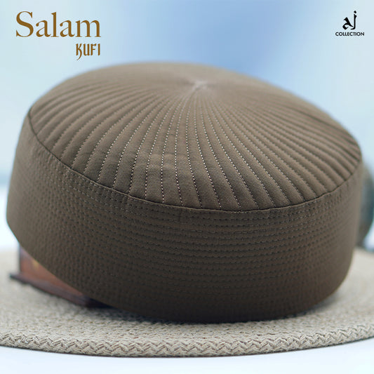 Salam Kufi Cap - Camel Brown