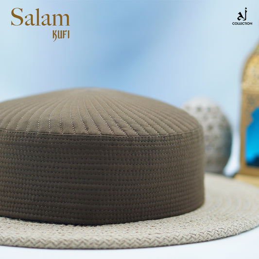 Salam Kufi Cap - Camel Brown