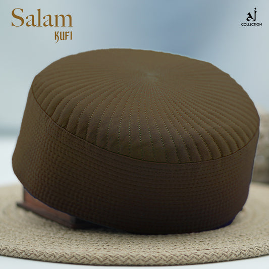 Salam Kufi Cap - Brown